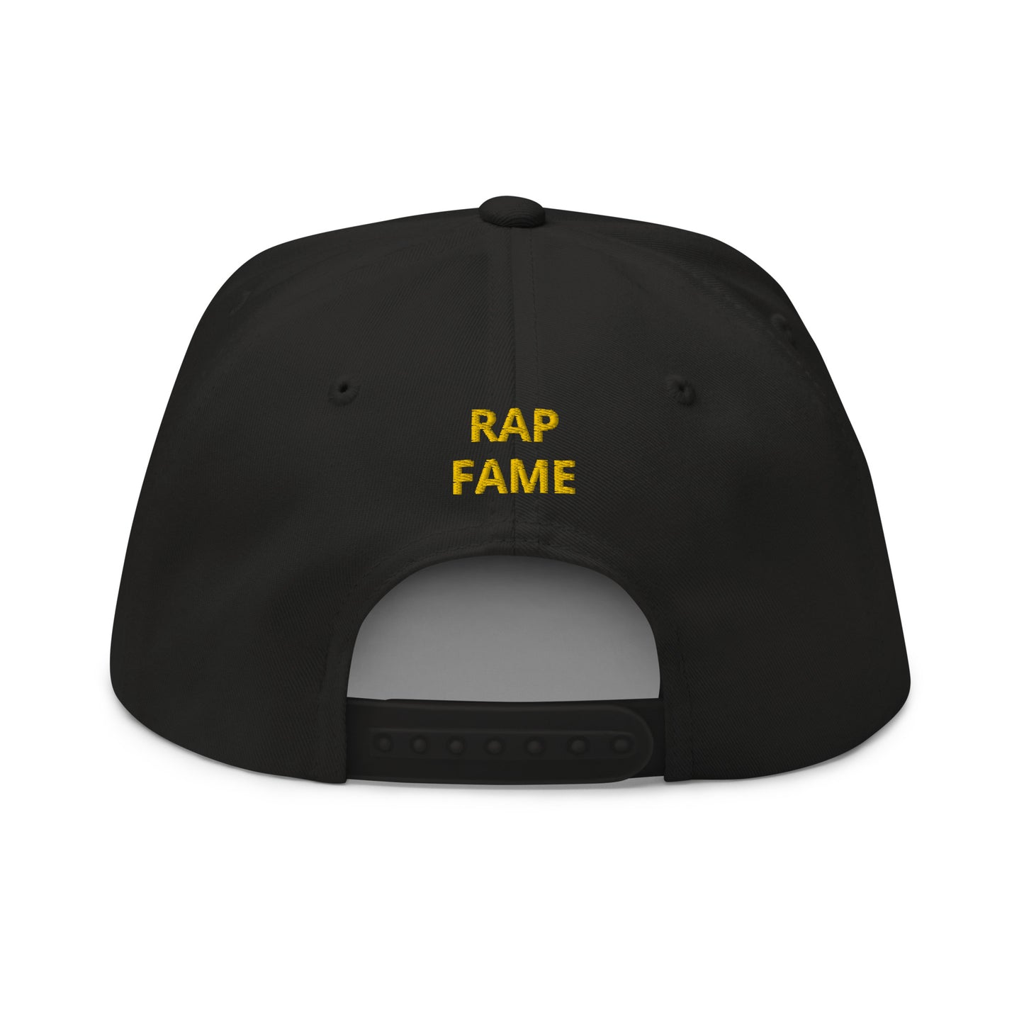 Rap Fame classic flat bill cap (Black&Yellow)