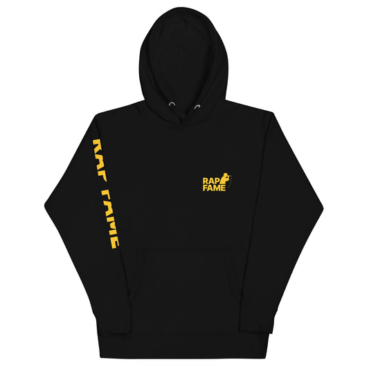 Rap Fame classic hoodie (Black&Yellow)