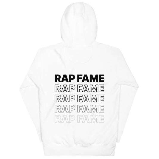 Rap Fame classic hoodie (White&Black)