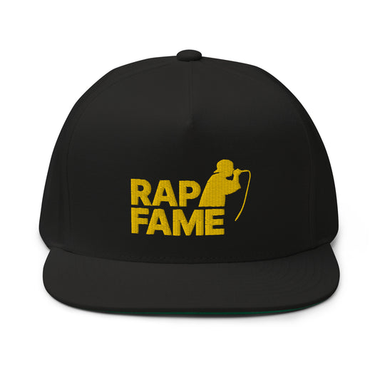 Rap Fame classic flat bill cap (Black&Yellow)