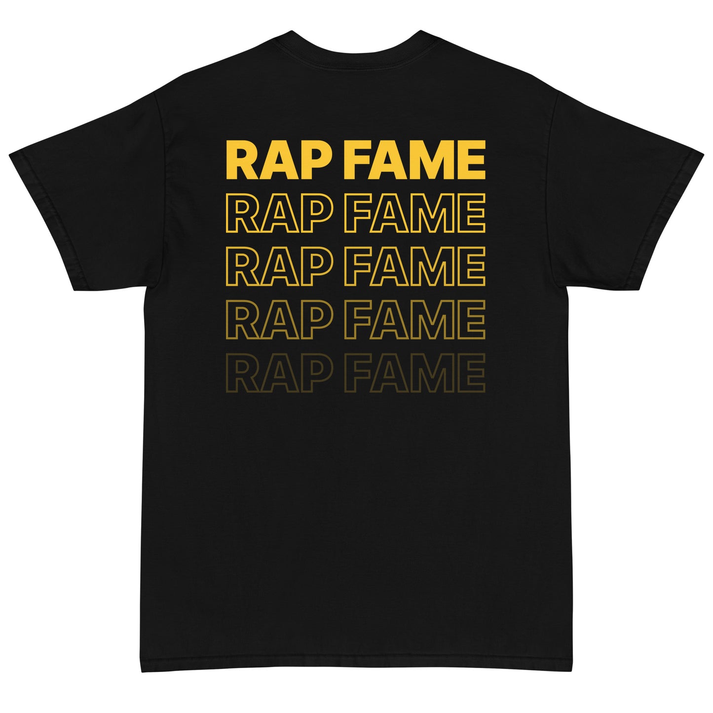 Rap Fame  T-shirt (Black&Yellow)