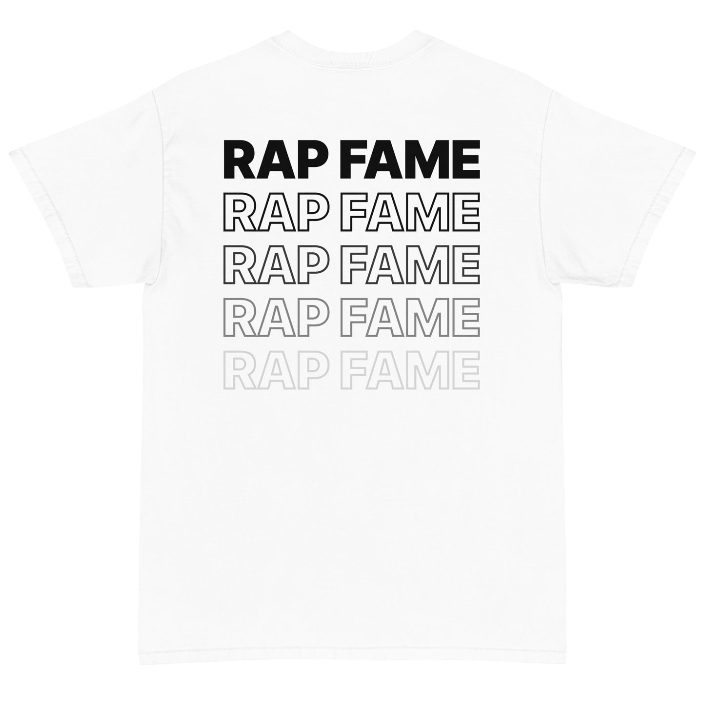 Rap Fame  T-shirt (White&Black)