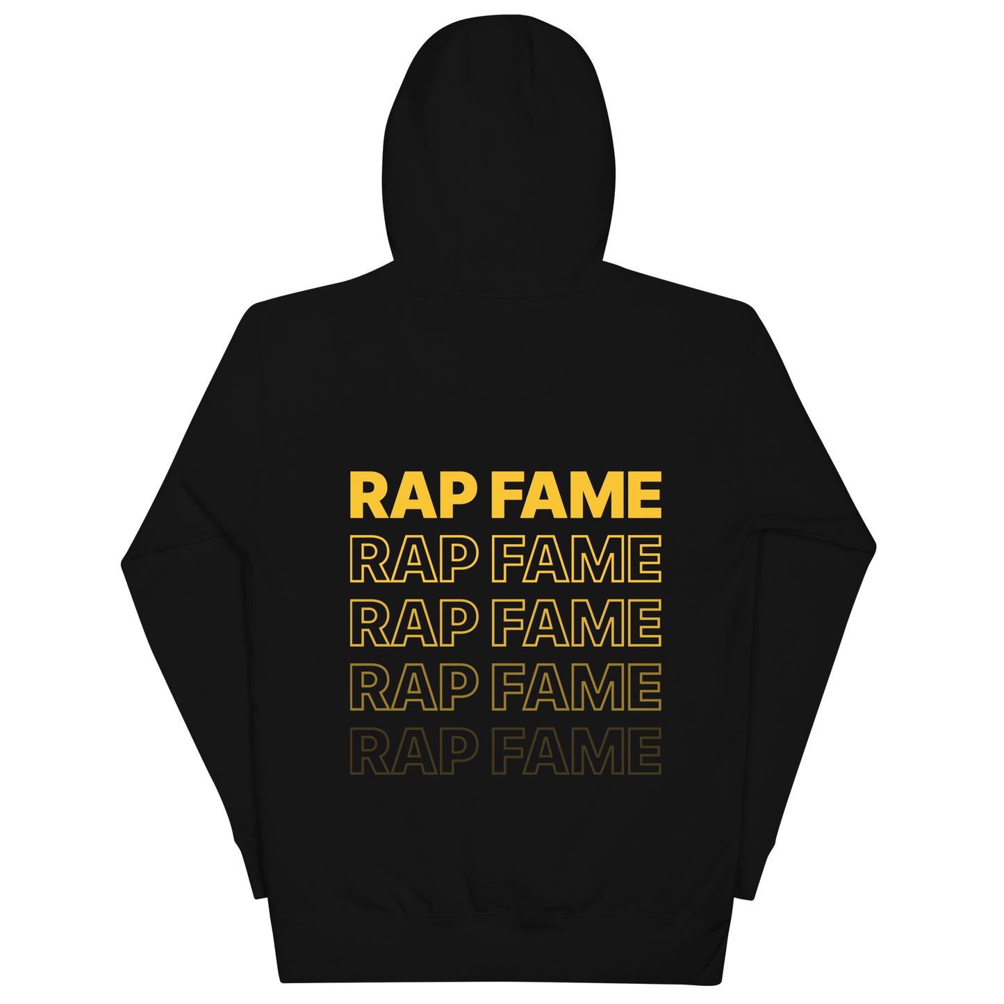 Rap Fame classic hoodie (Black&Yellow)