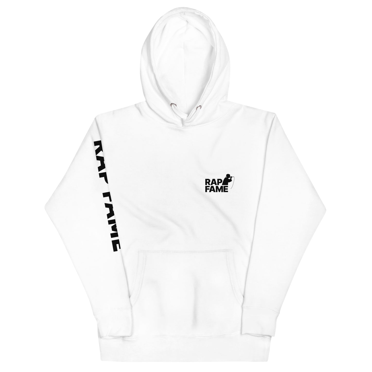 Rap Fame classic hoodie (White&Black)